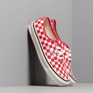 VANS Authentic 44 DX Anaheim Factory OG Red Checkerboard
